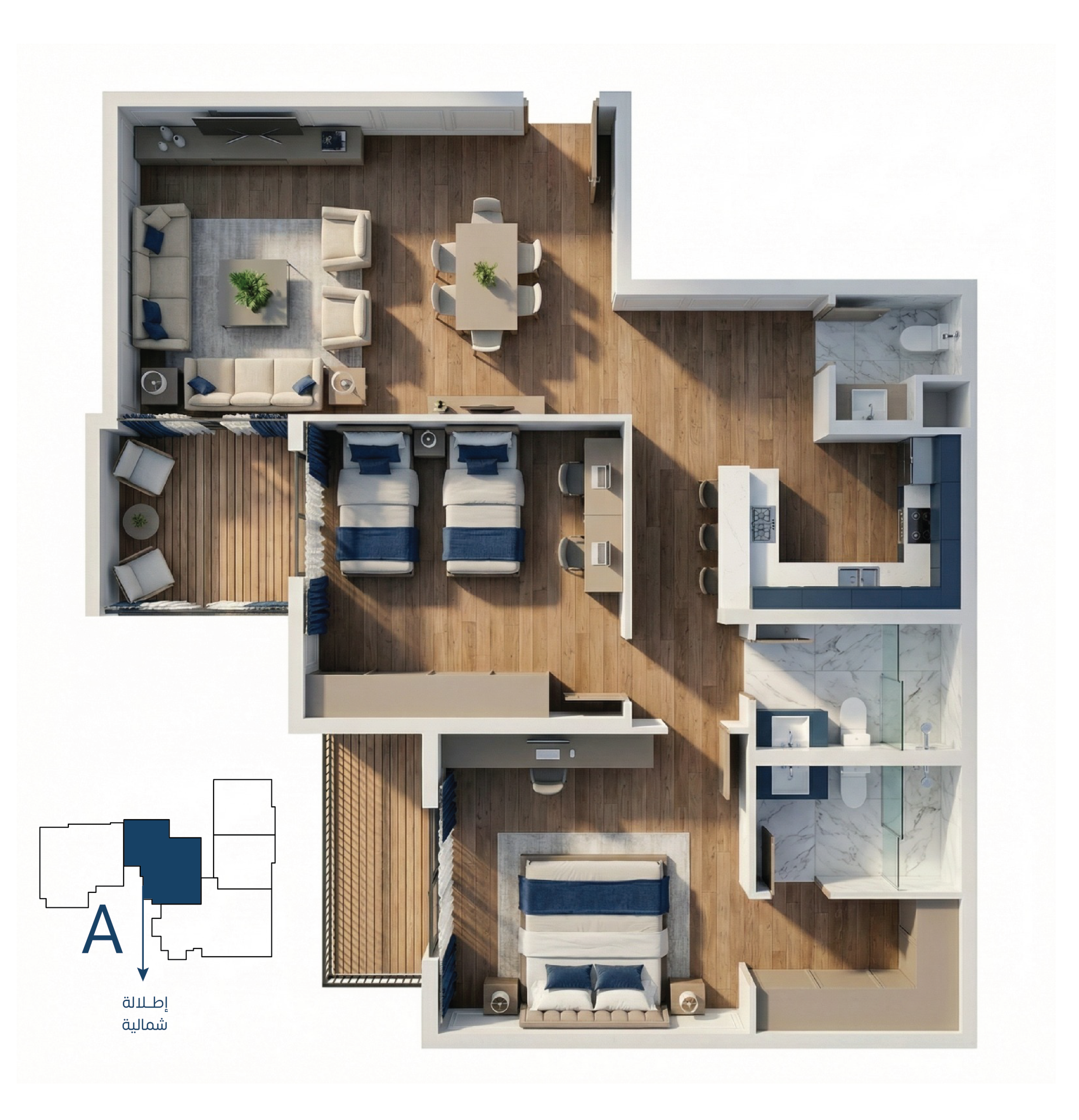 مخطط الوحدة B